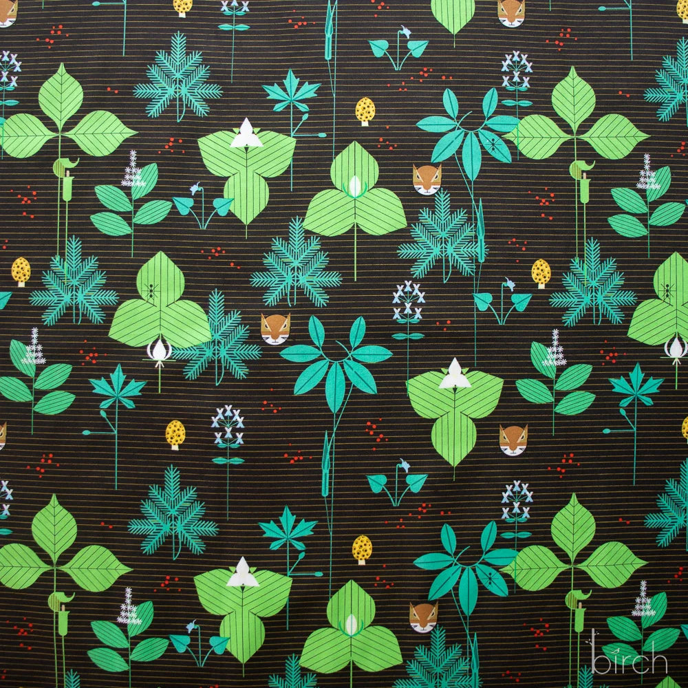 Woodland Wonders - Foliage - Brown Poplin - CH-458