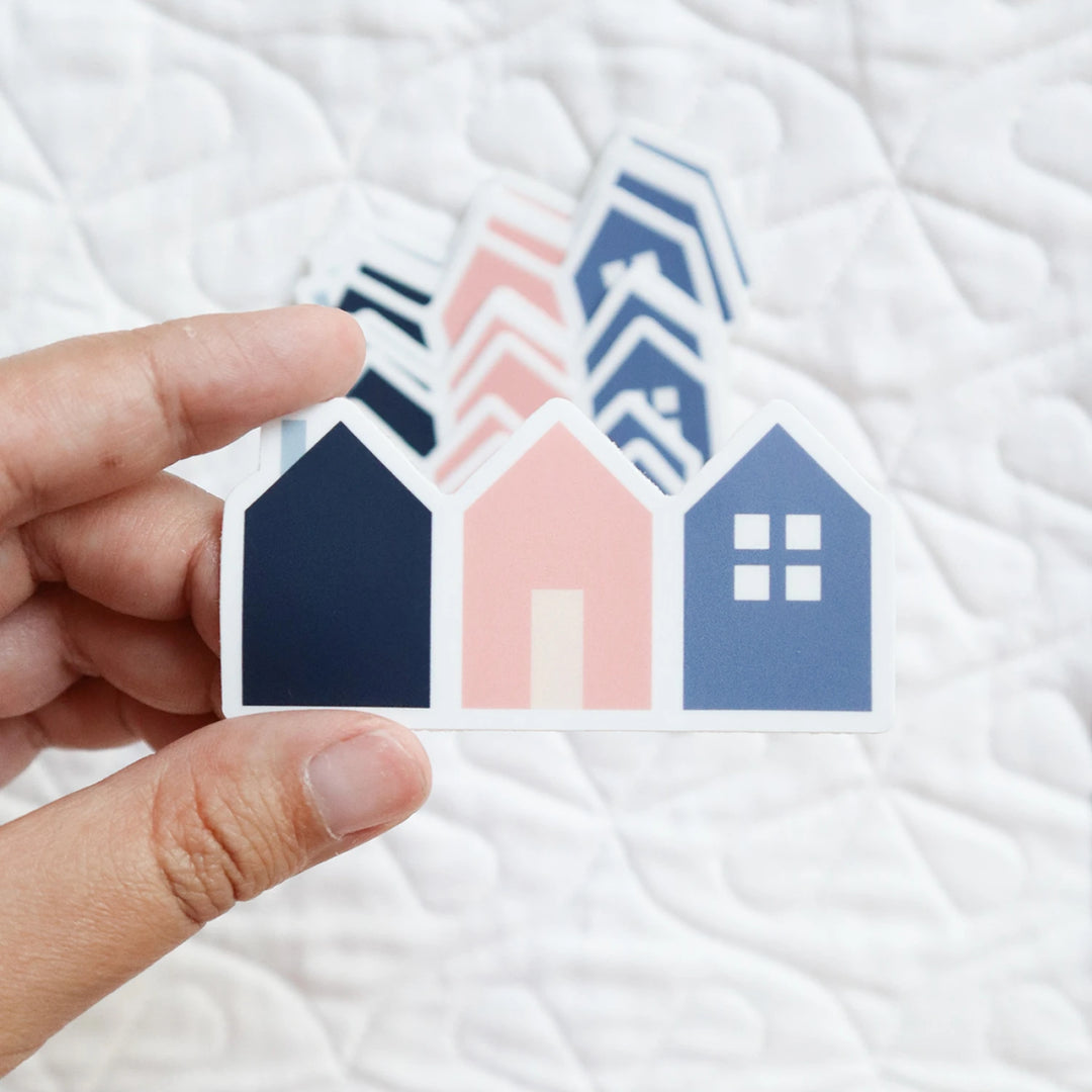 Cozy Village Sticker - Cotton and Joy