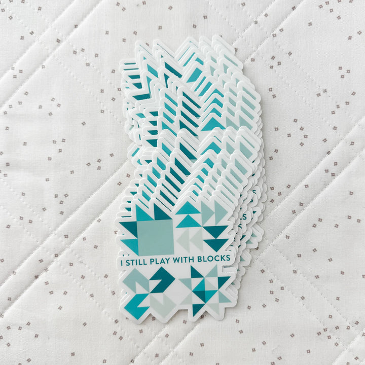 Play With Blocks Sticker - Cotton and Joy