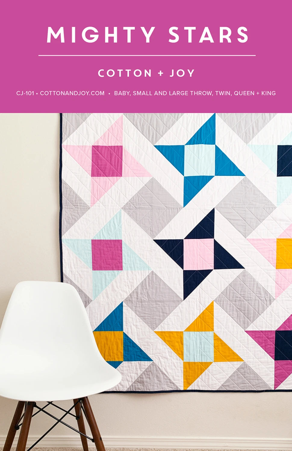 Mighty Stars Quilt Pattern - Cotton + Joy Patterns