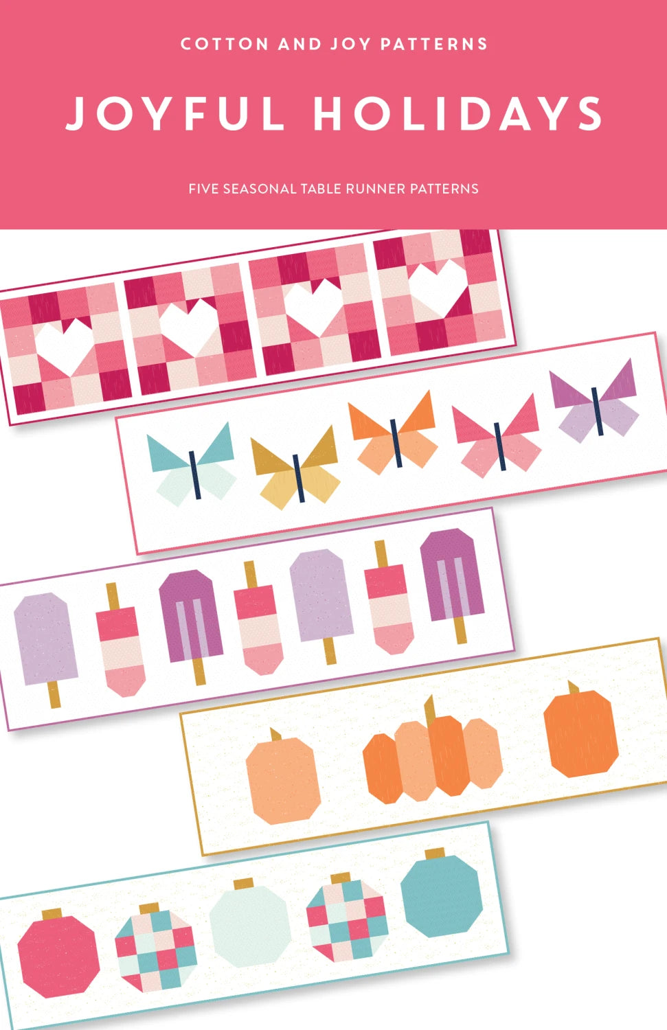 Joyful Holidays Tablerunners Pattern