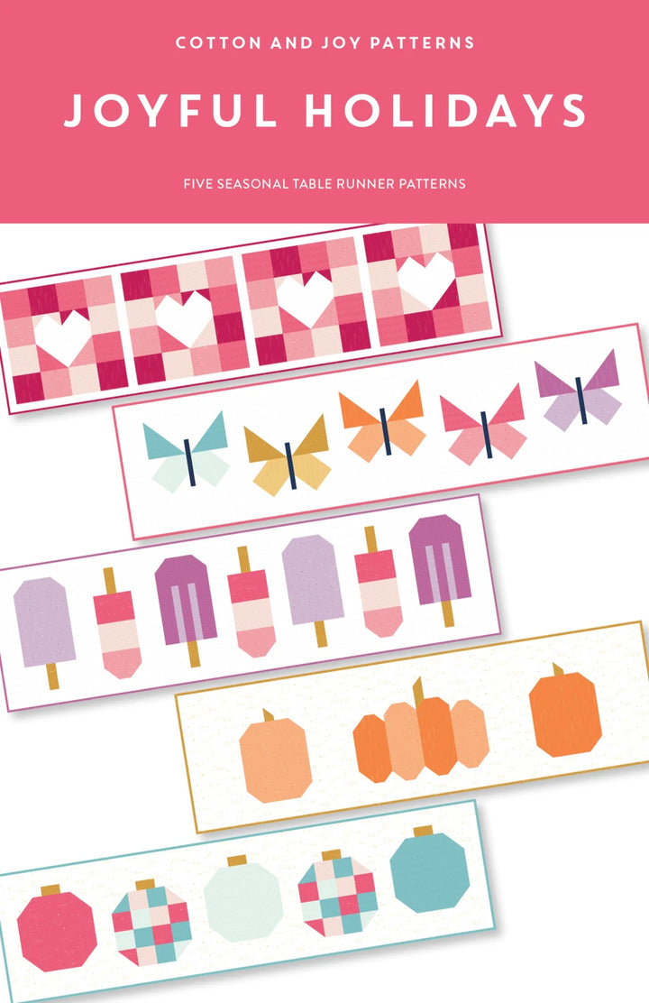 Joyful Holidays Tablerunners Pattern