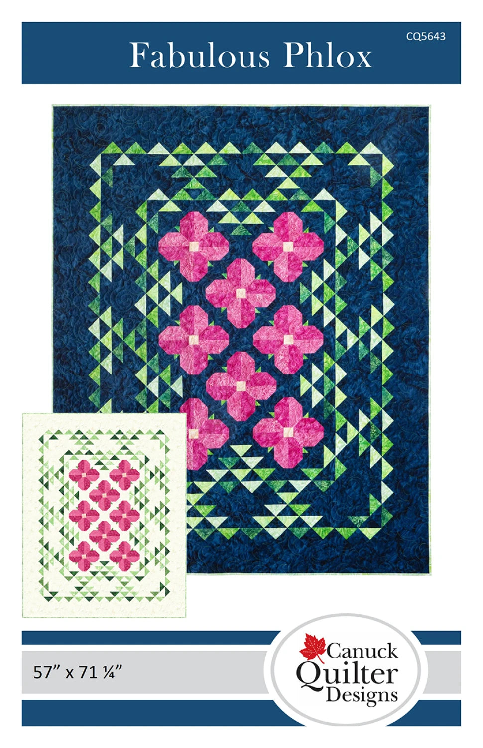 Fabulous Phlox Quilt Pattern - Canuck Quilter Designs