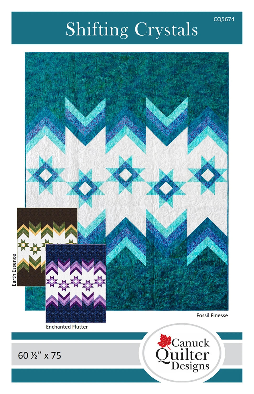 Shifting Crystals Quilt Pattern - Canuck Quilter Designs