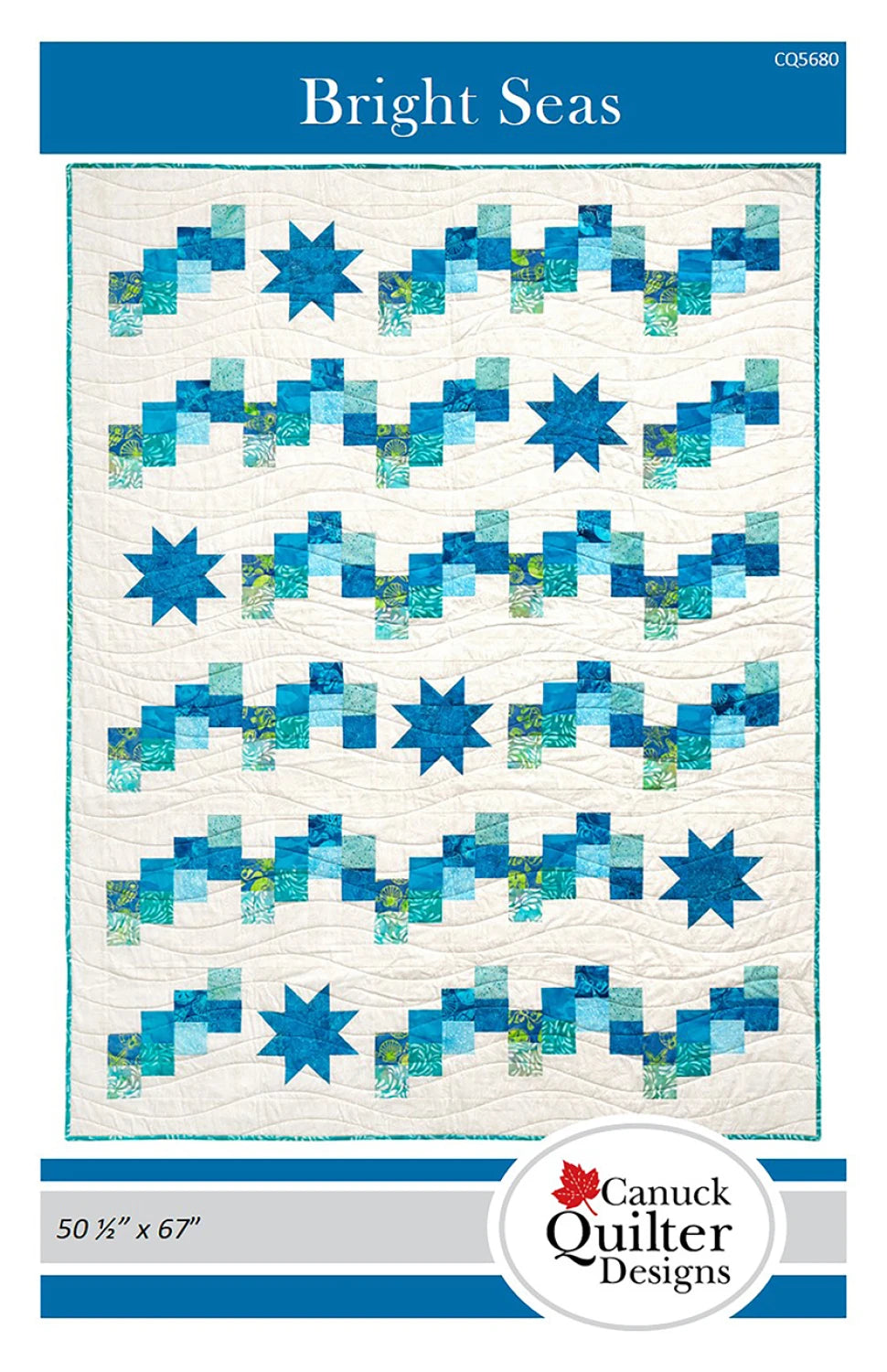Bright Seas Quilt Pattern - Canuck Quilter Designs