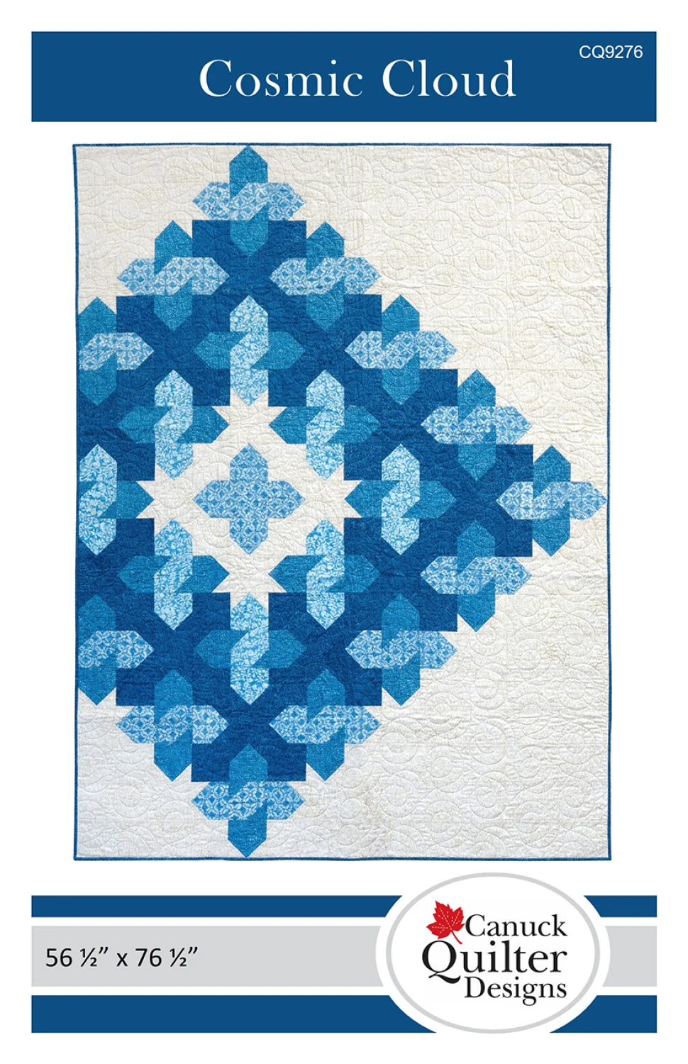 Cosmic Cloud Quilt Pattern - Canuck Quilter Designs