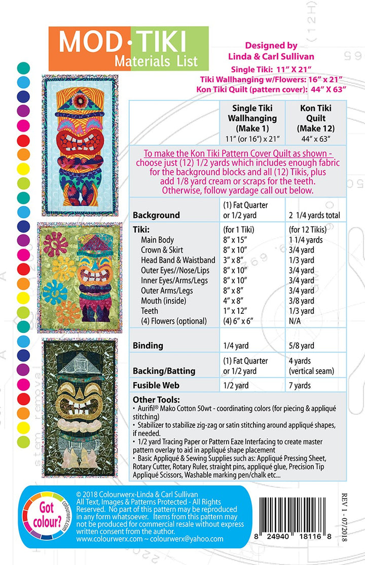 ModTiki Quilt Pattern