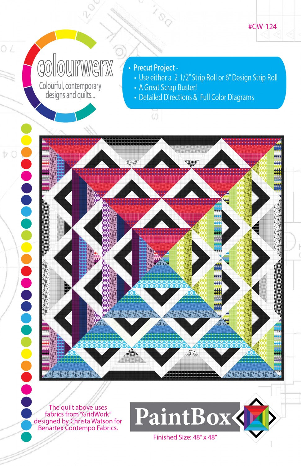 PaintBox Quilt Pattern