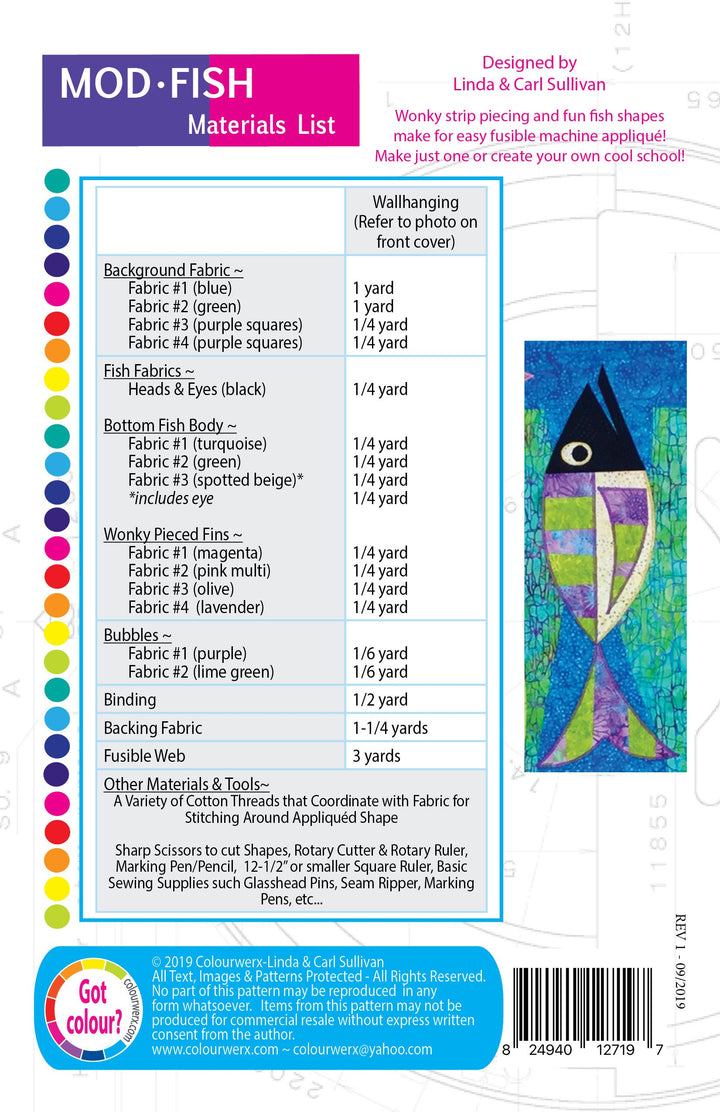ModFish Quilt Pattern