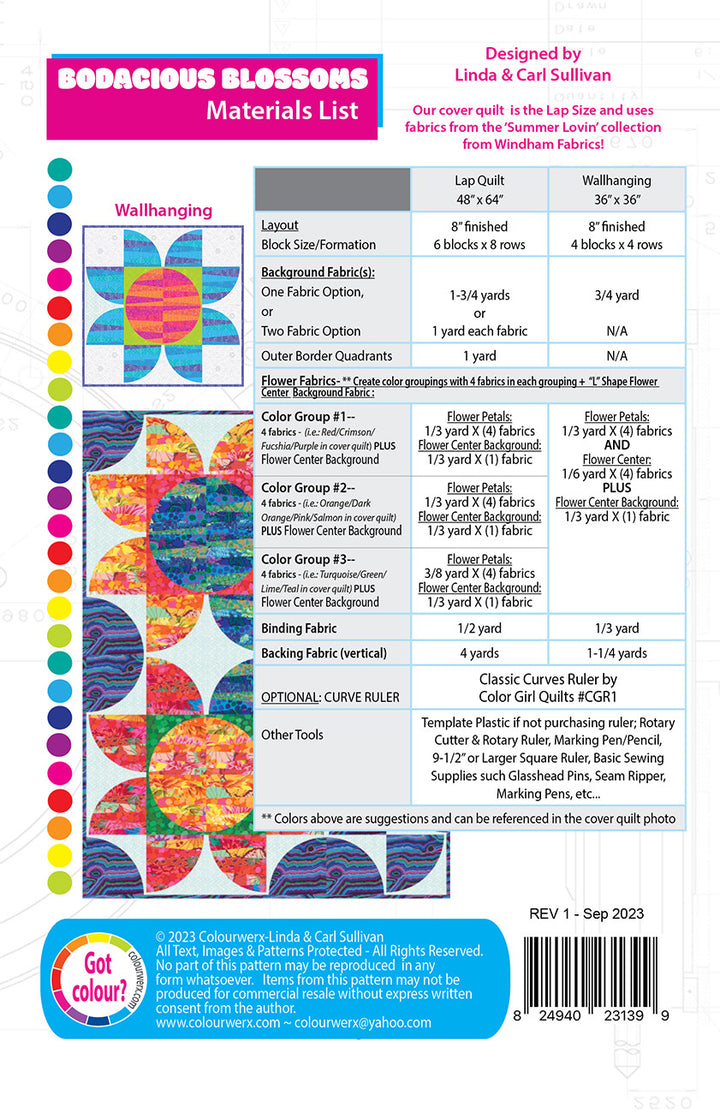 Bodacious Blossoms Pattern