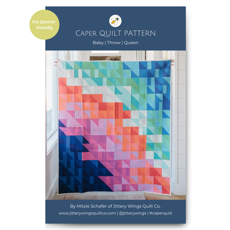 Caper Quilt Pattern - Jittery Wings