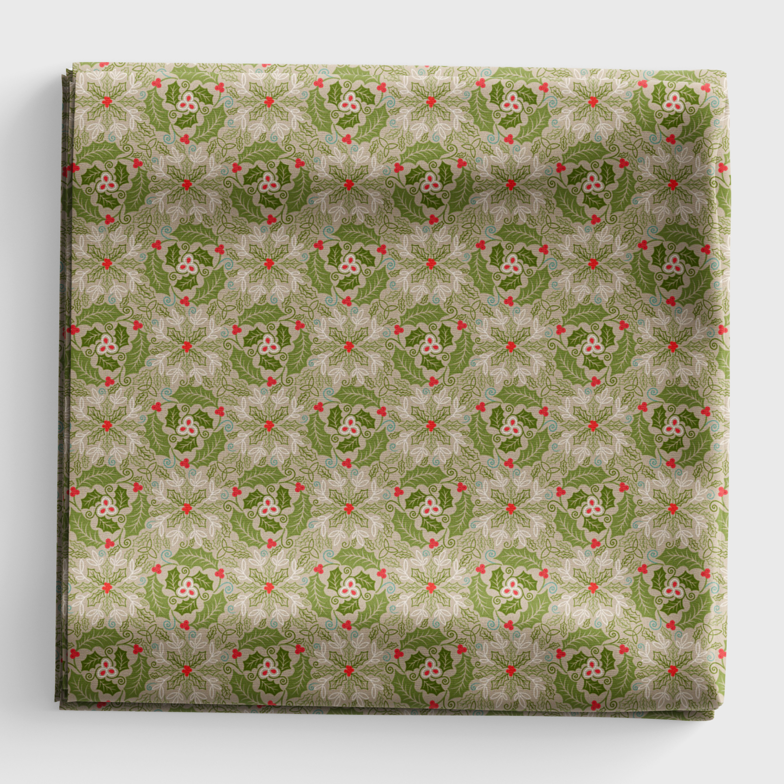 Celtic Christmas - Festive Celtic Leaves - Green - C133B