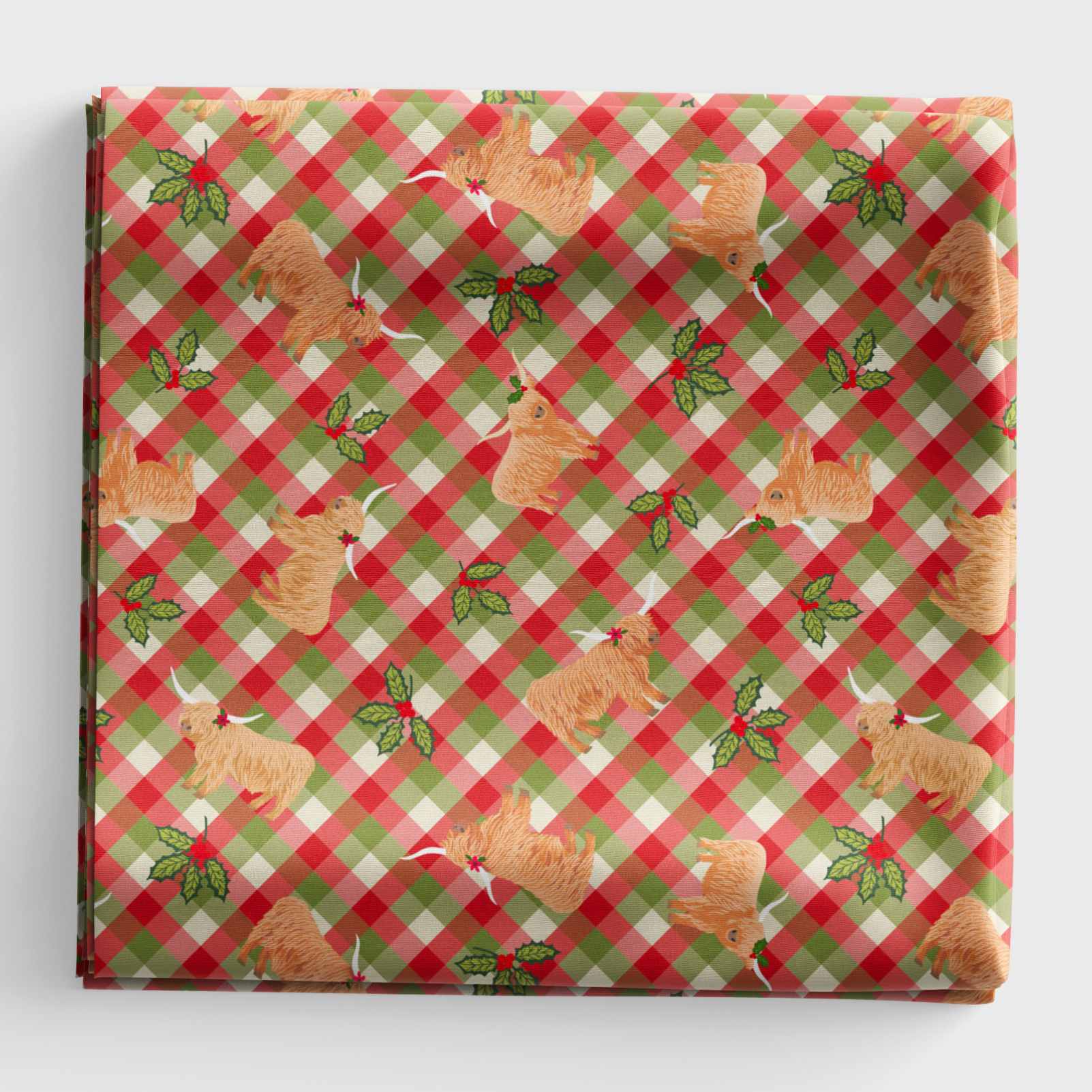 Celtic Christmas - Highlands and Holly - Festive Gingham - C135C