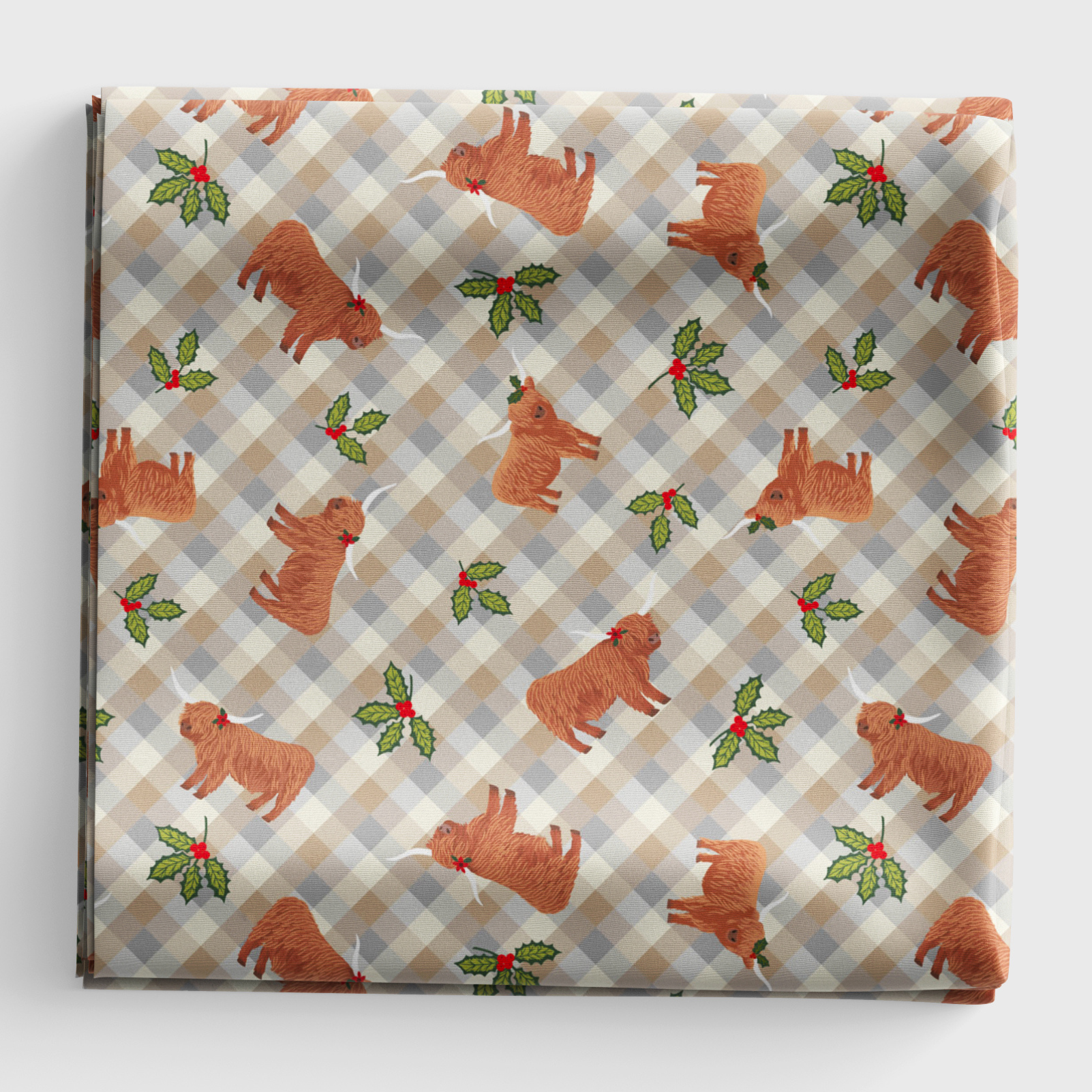 Celtic Christmas - Highlands and Holly - Winter Morning Gingham - C135A
