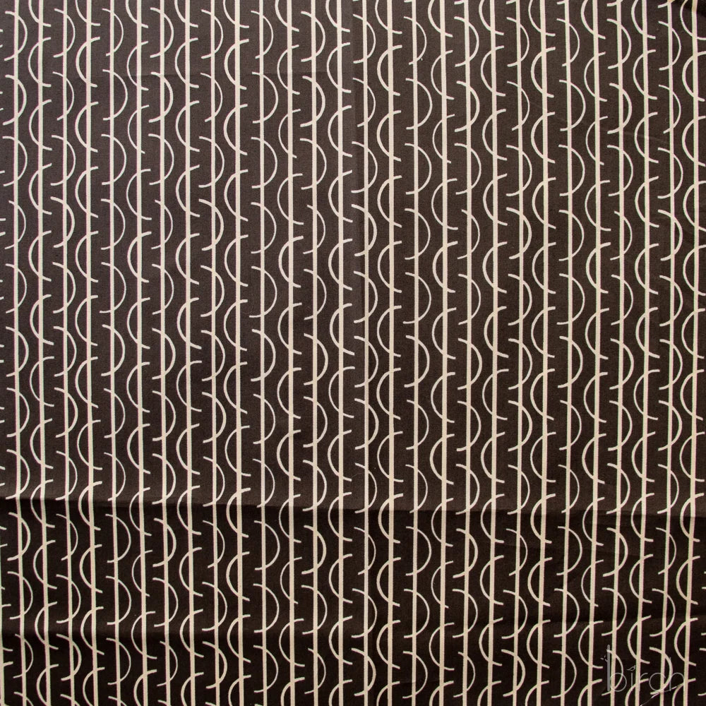 Long Branch - Wool Black Poplin - CH-475-Brown