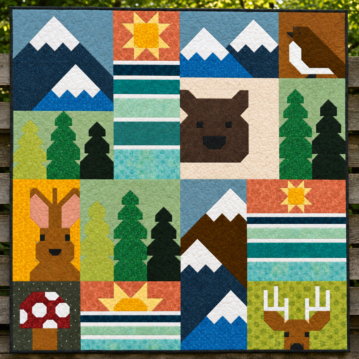 Outdoors from Elizabeth Hartman | Block of the Month