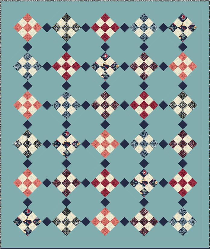 Checkers Quilt Pattern - Meadow Mist Designs