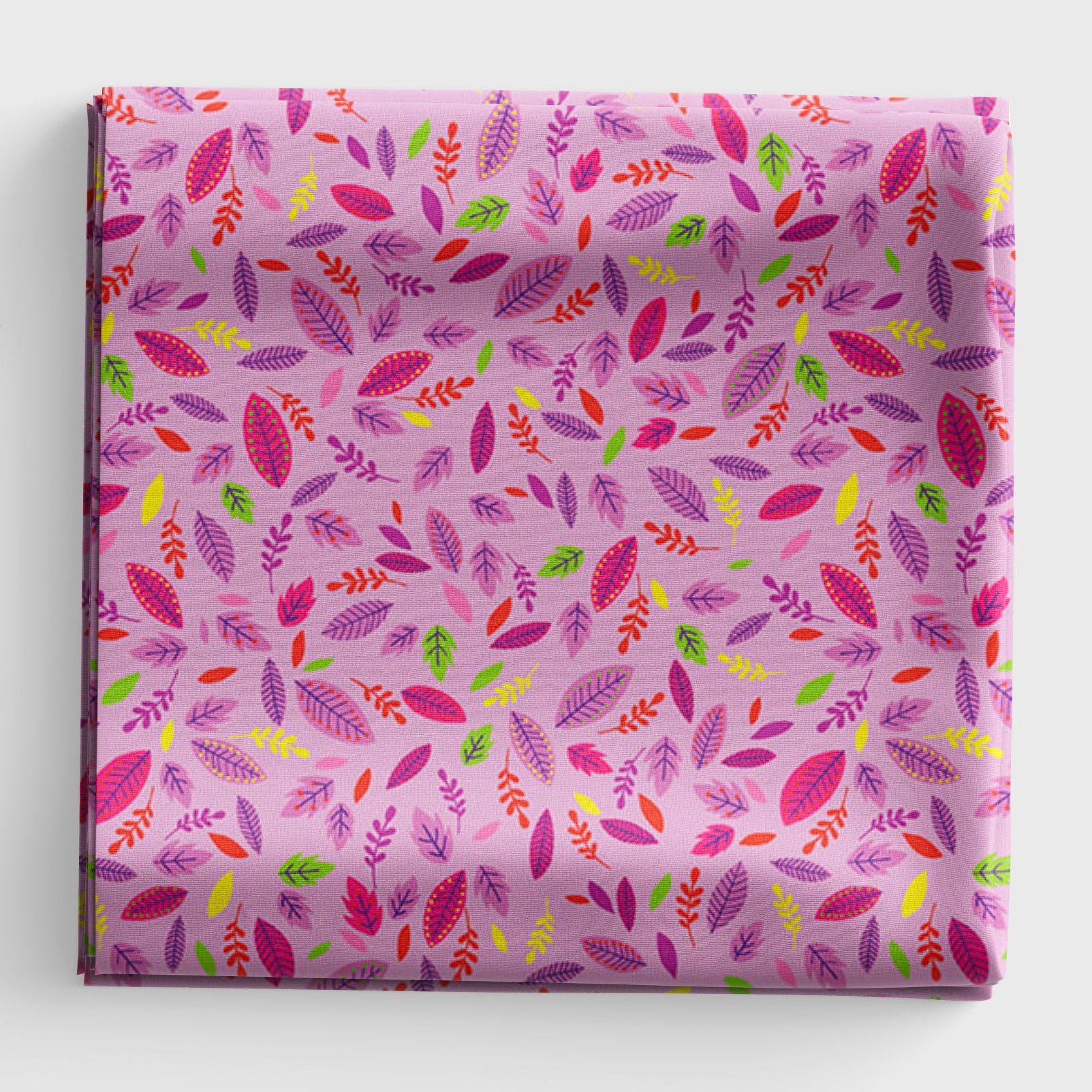 Cheeto's World - Scattered Leaves - Pink - 17202-20