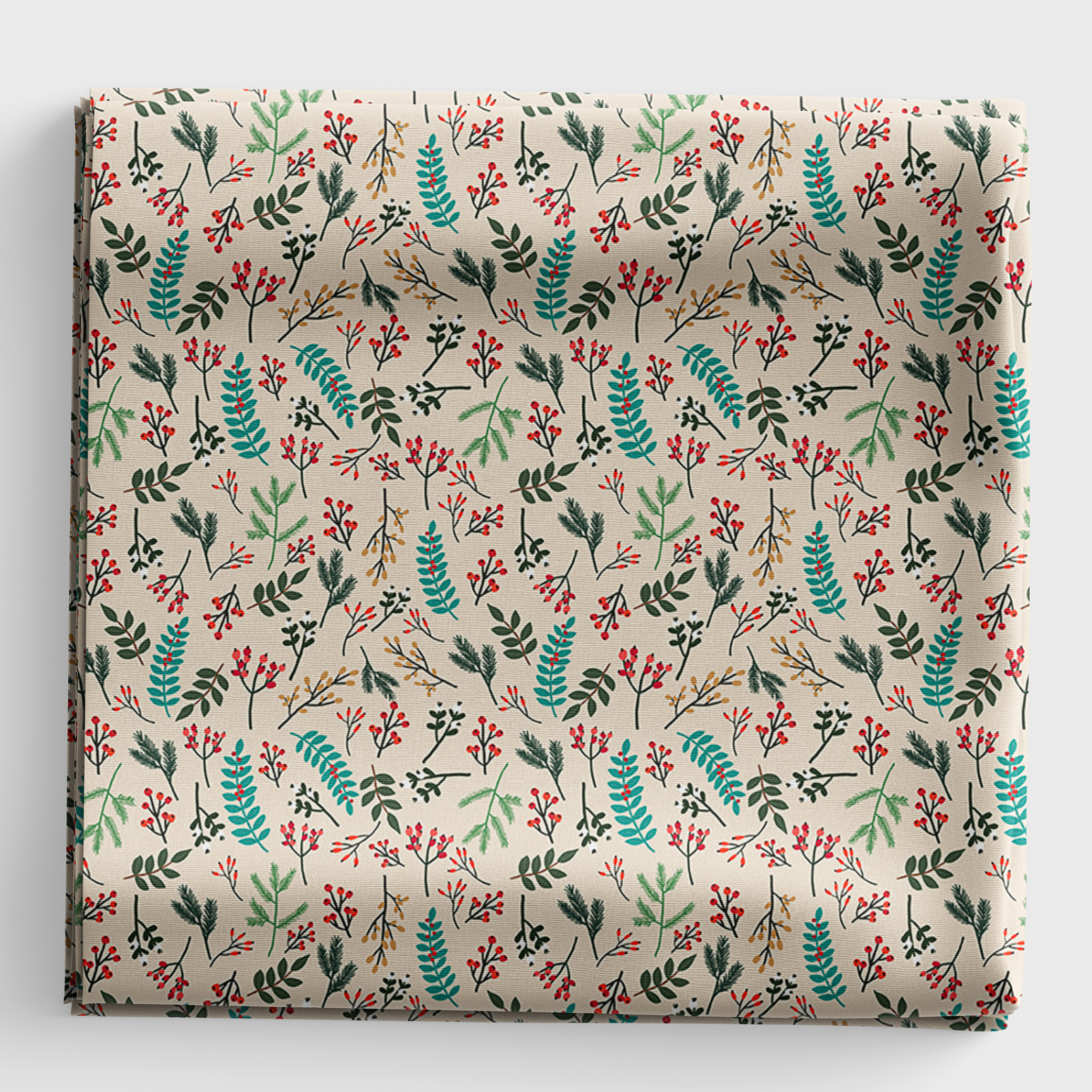 Christmas Pets - Christmas Berries - Ivory - PWMC114.XIVORY