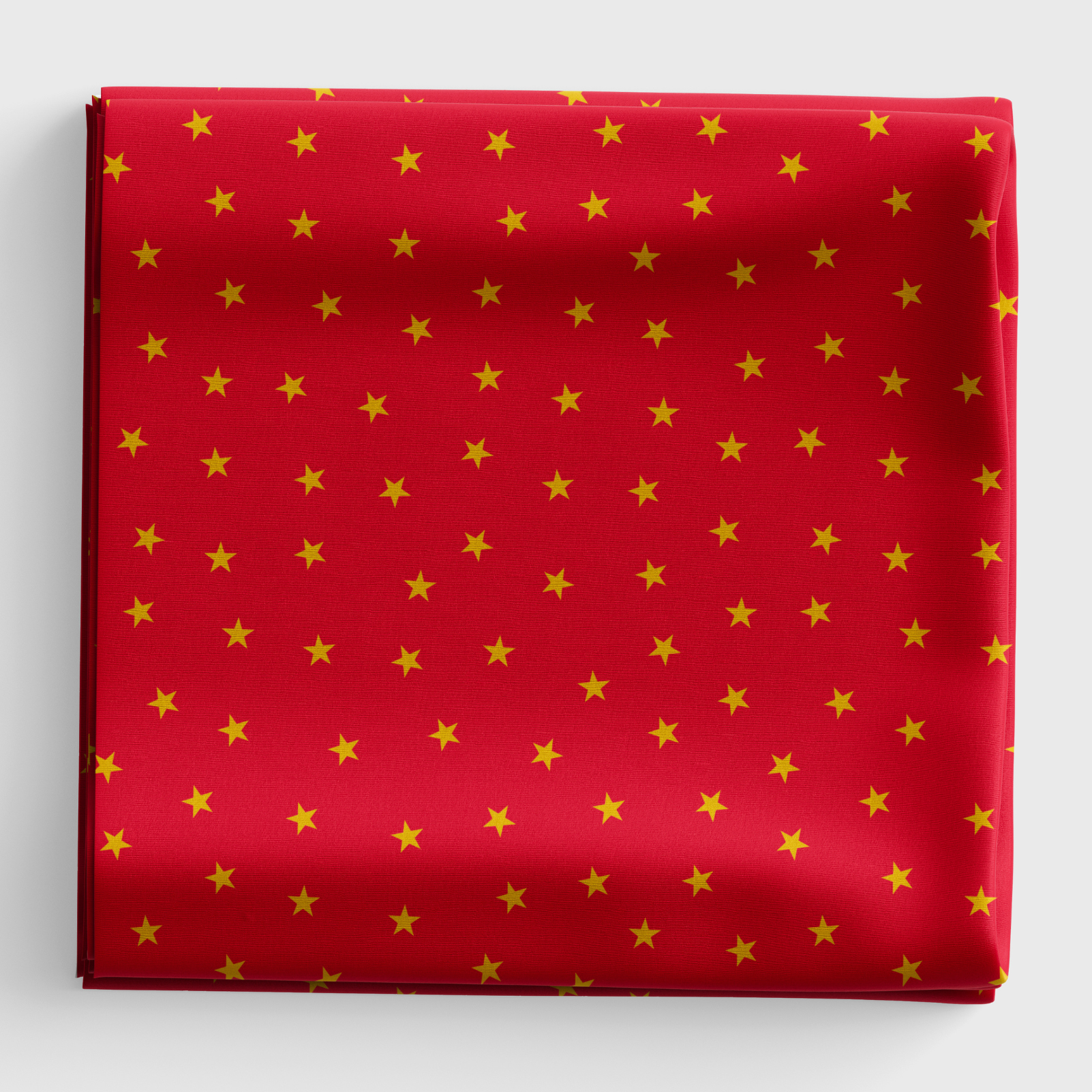 Christmas in Bluebell Wood - Gold Stars - Red - C143B