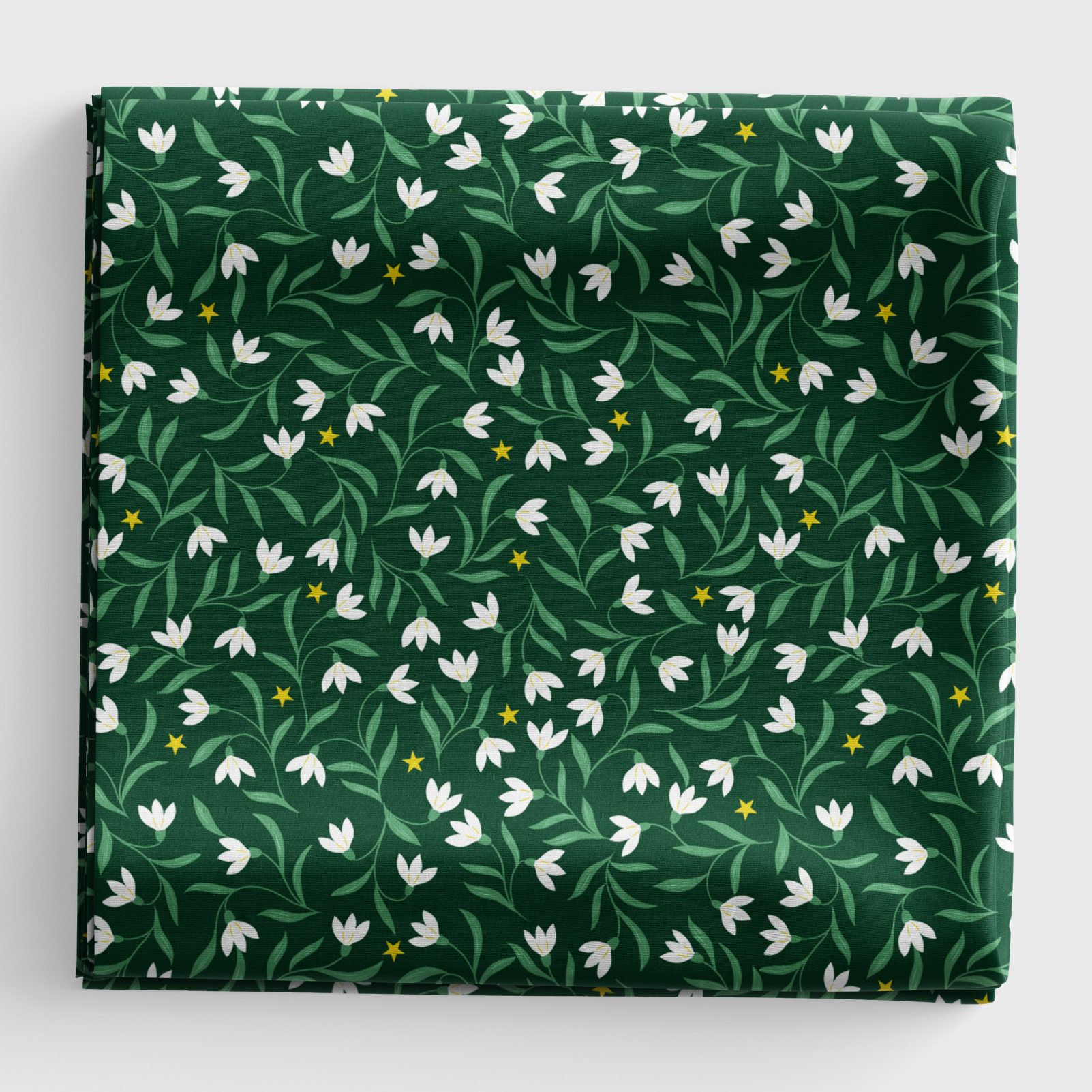 Christmas in Bluebell Wood - Snowdrops - Green - C140C