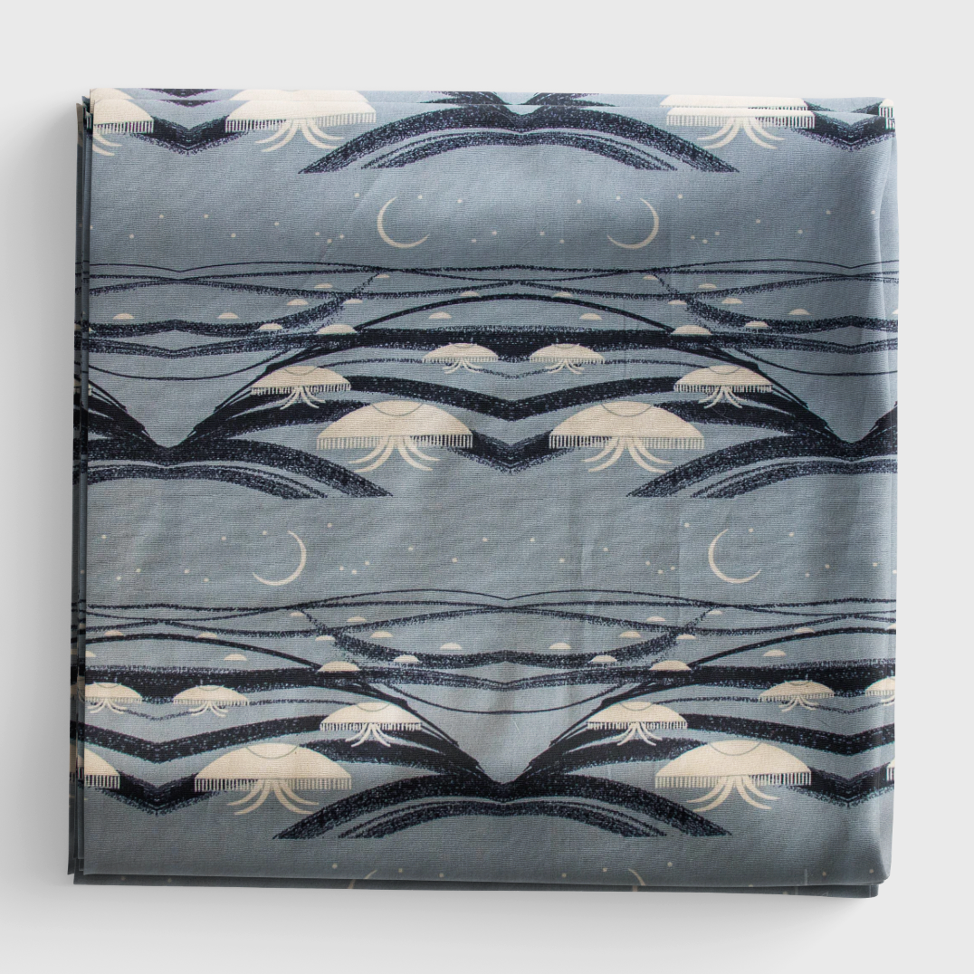 Coastal Vol. 2 - Moonjellies Poplin - Charley Harper