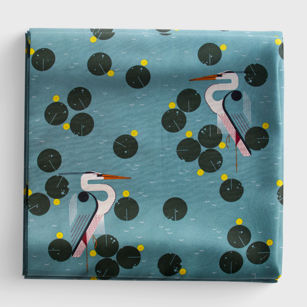 Coastal Vol. 2 - New Herondipity Poplin - Charley Harper