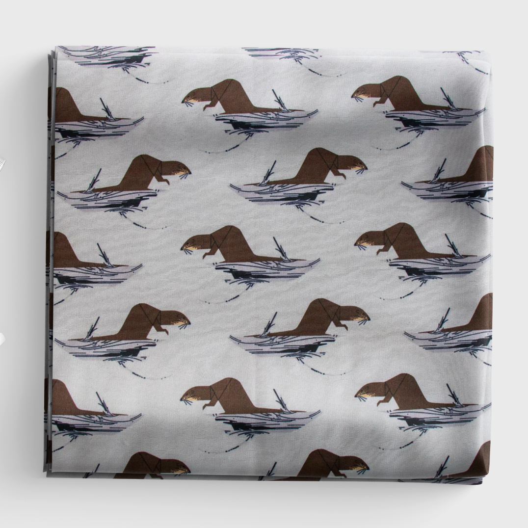 Coastal Vol. 2 - Tree Otter Poplin - Charley Harper