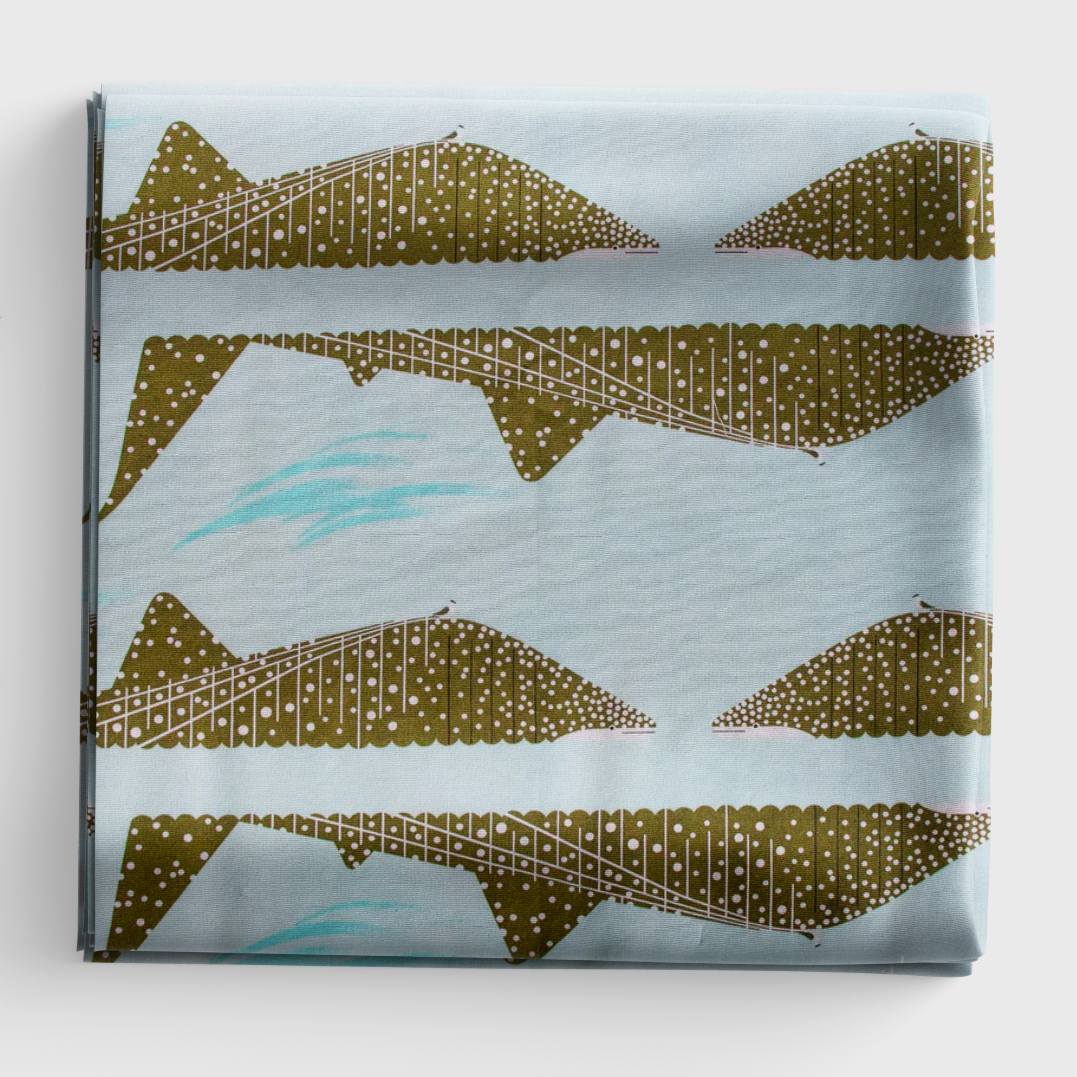 Coastal Vol. 2 - Whale Shark Poplin - Charley Harper