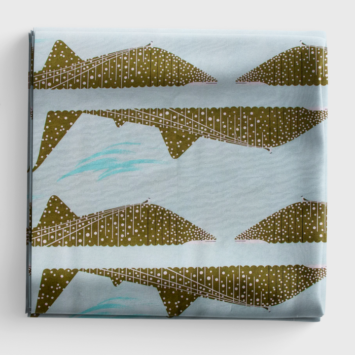 Coastal Vol. 2 - Whale Shark Poplin - Charley Harper