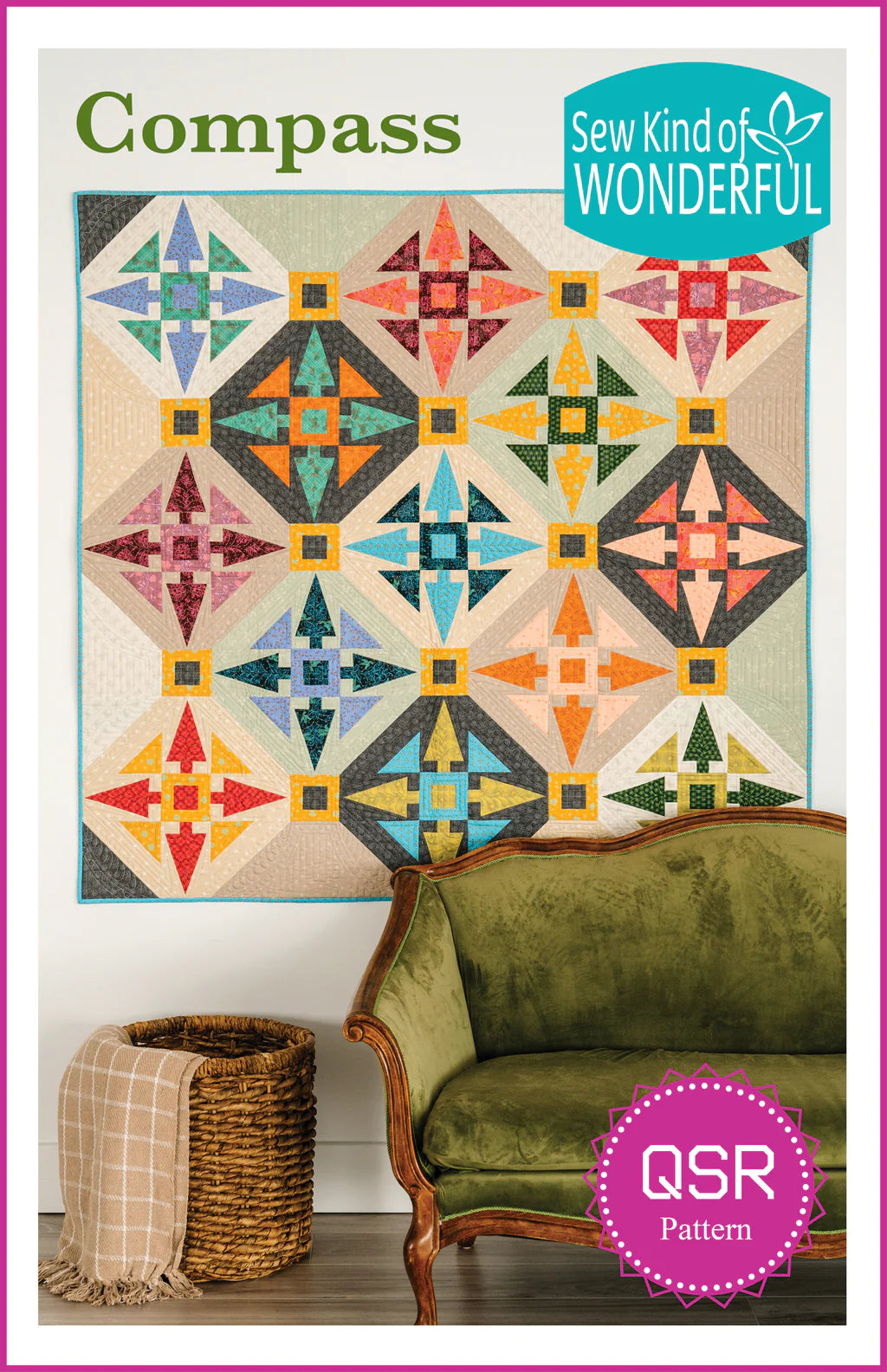 Compass Quilt Pattern - Sew Kind of Wonderful