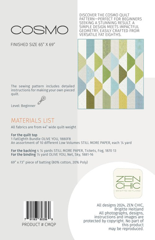 Cosmo Quilt Pattern
