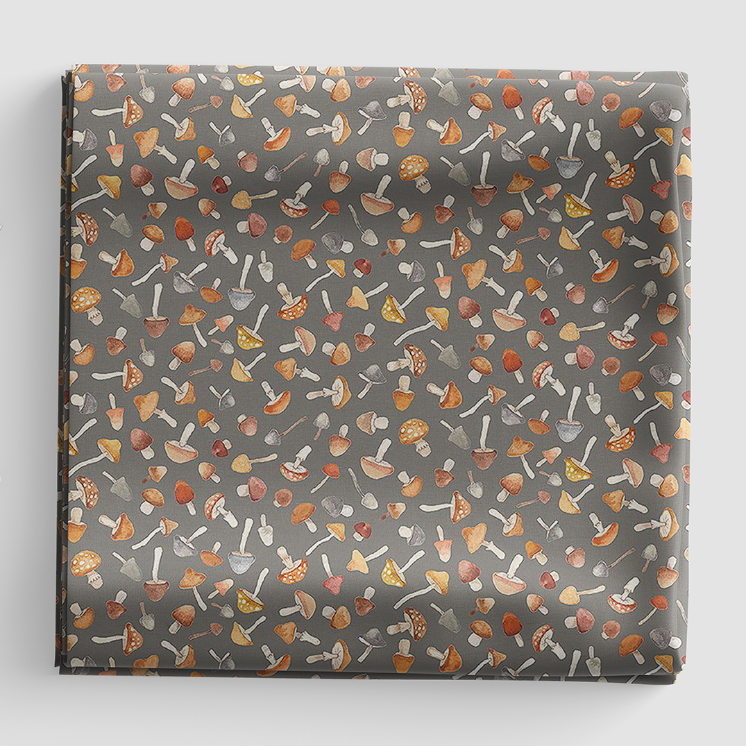 Count on Me - Fungi - Pewter - STELLA-DNS3314