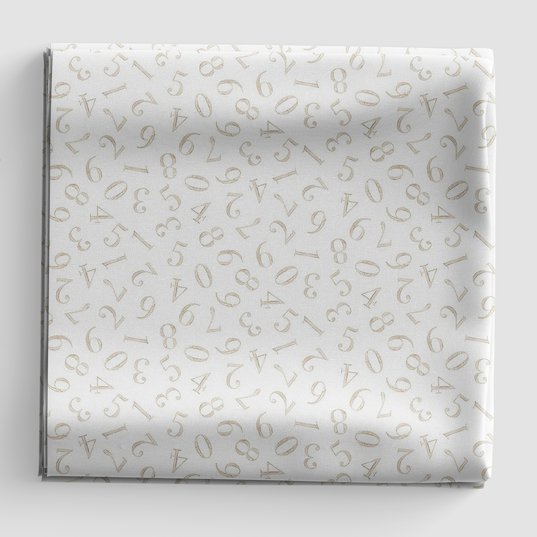 Count on Me - Numbers - White - STELLA-DNS3319