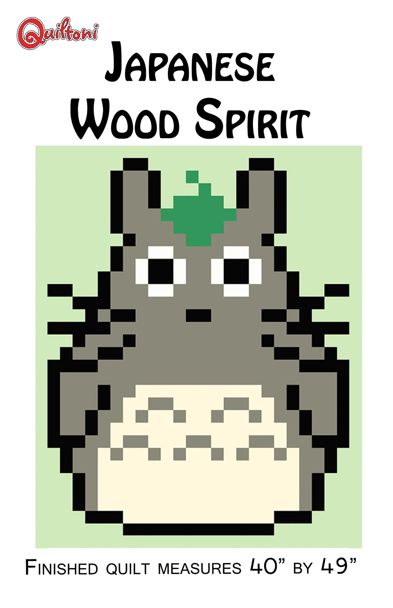 Japanese Wood Spirit Lap Quilt Pattern - Quiltoni