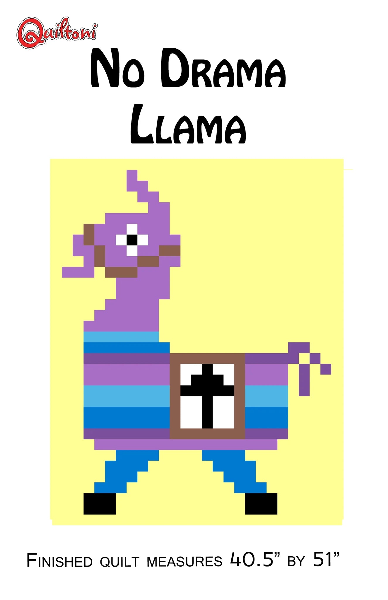 No Drama Llama Quilt Pattern - Quiltoni