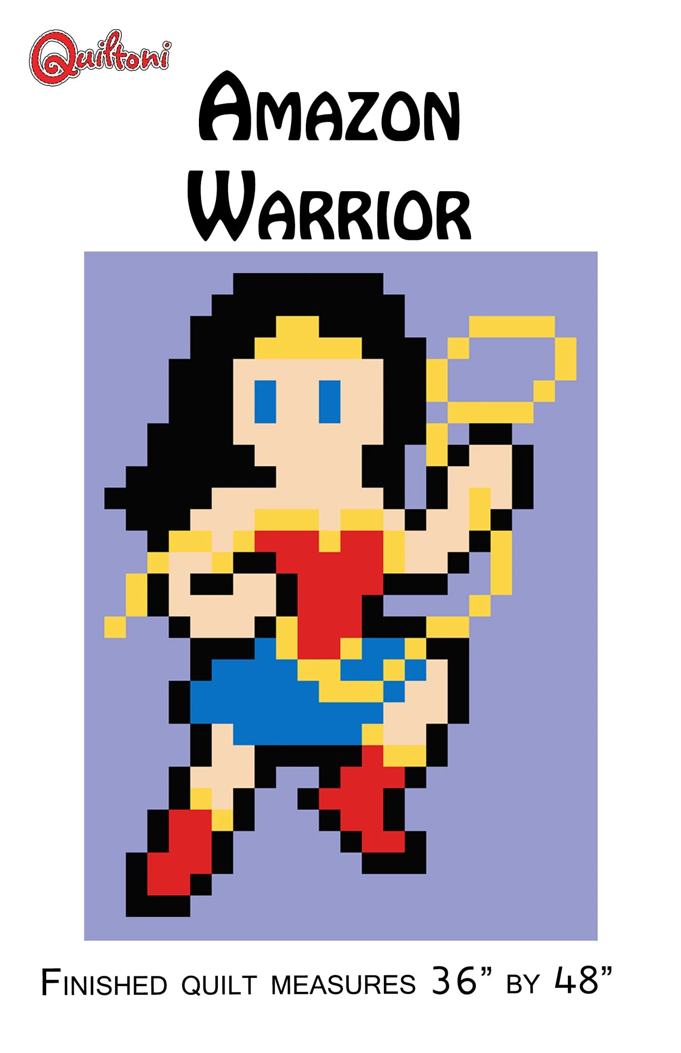 Amazon Warrior Lap Quilt Pattern - Quiltoni