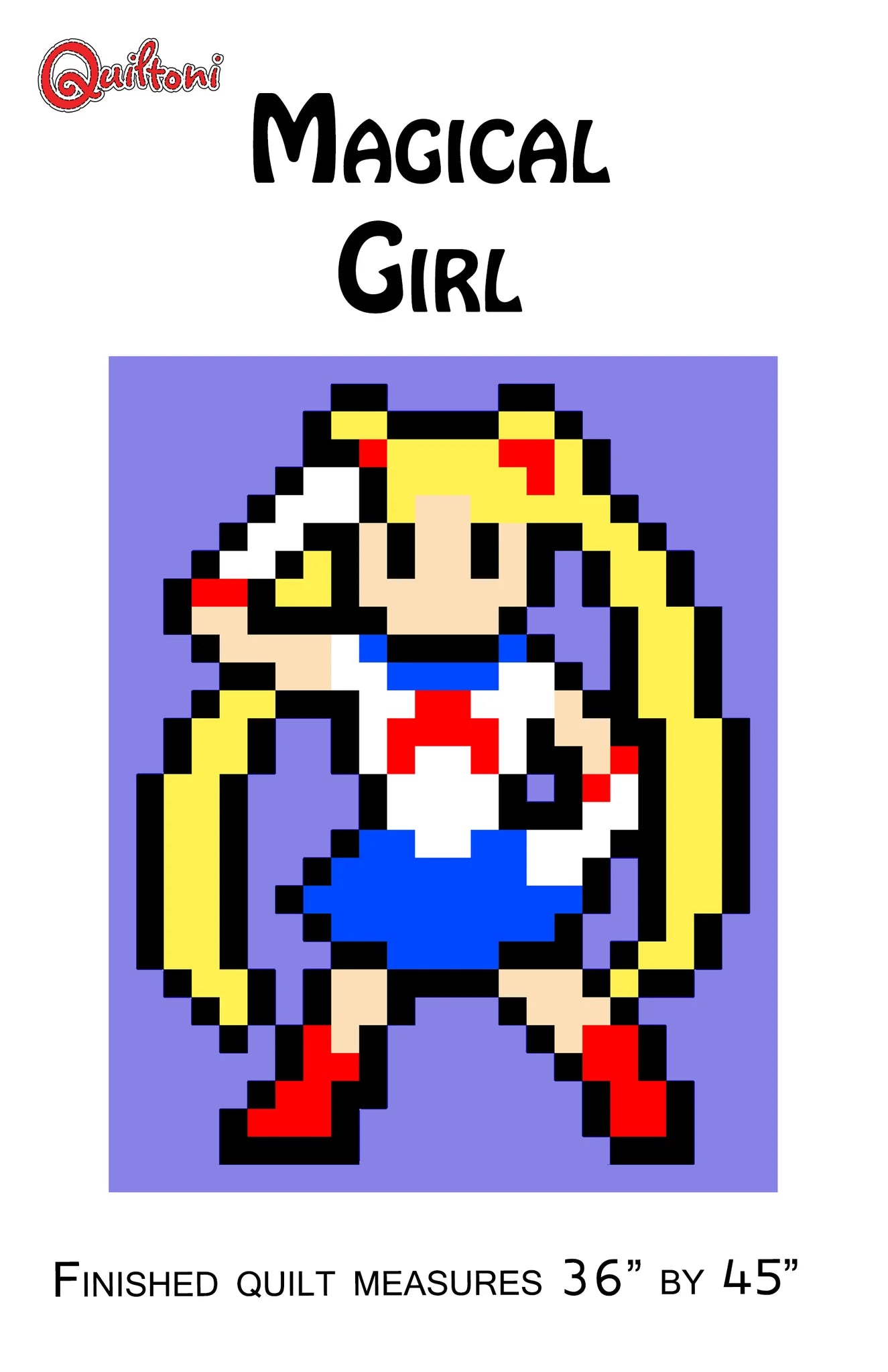 Magical Girl Lap Quilt Pattern - Quiltoni