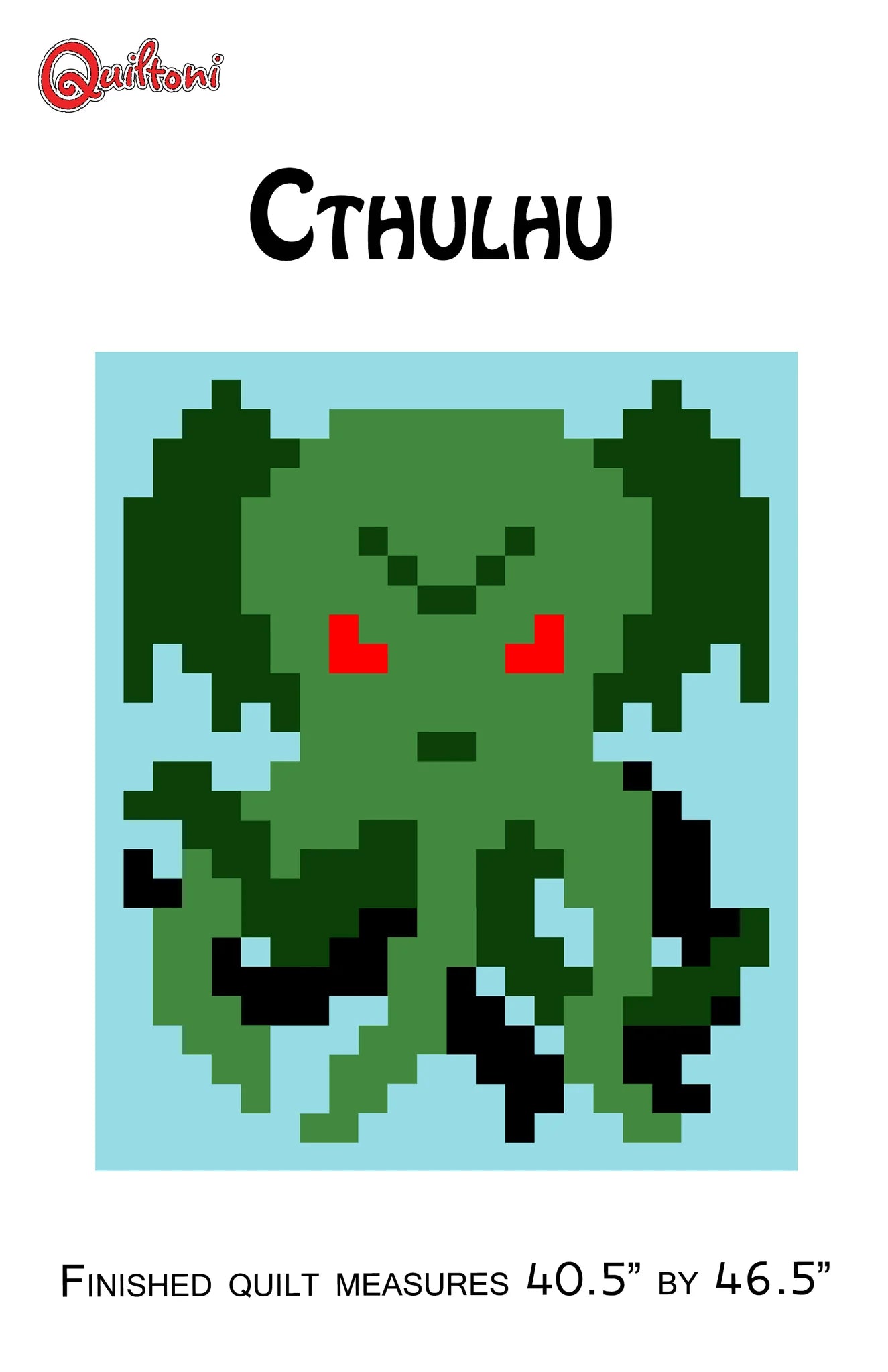 Cthulhu Lap Quilt Pattern - Quiltoni