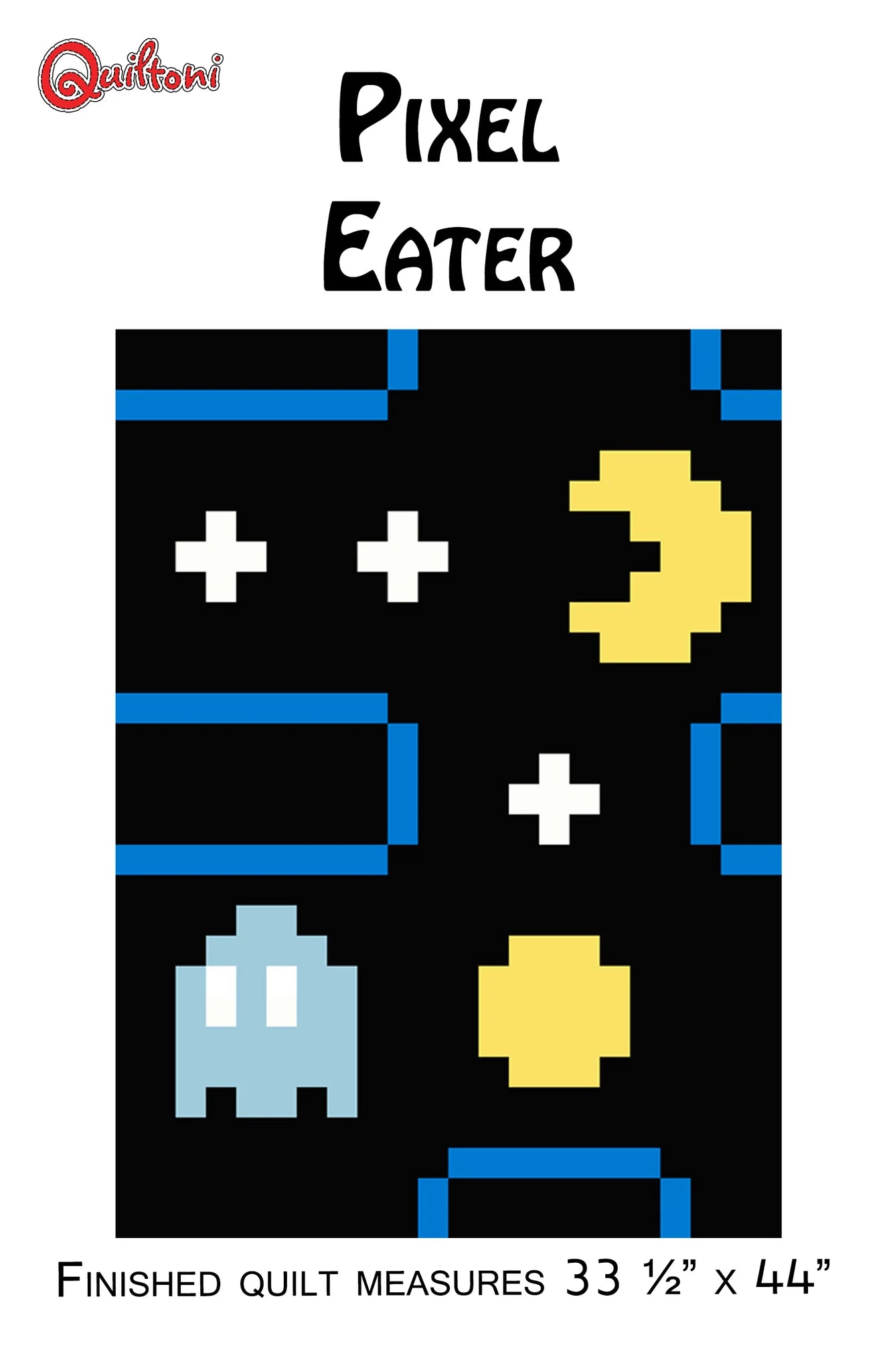 Pixel Eater Lap Quilt Pattern - Quiltoni