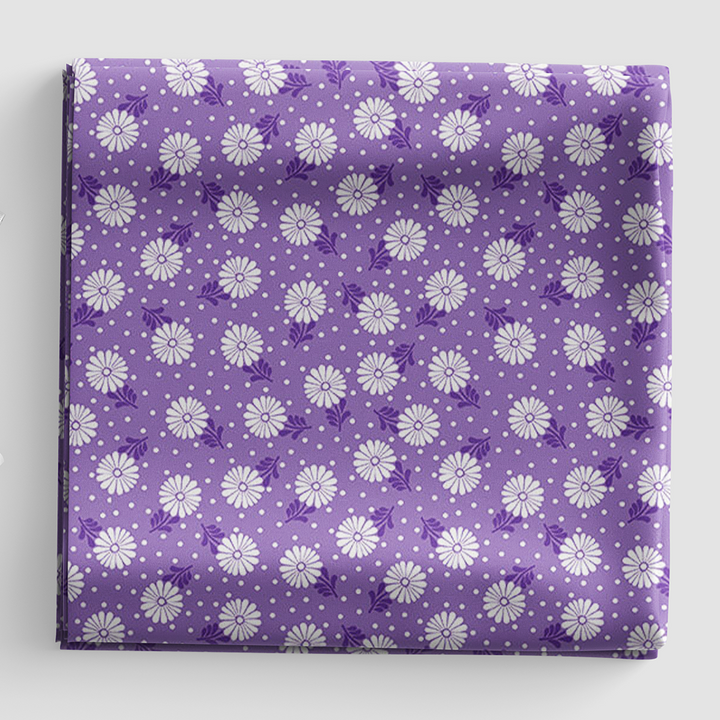 Cozy Cats - Sunshine Zinnia Violet - 16352-66