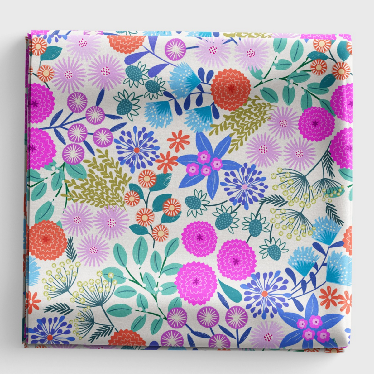 Creative Landscapes - Mountains and Shores - Landscape Floral - Cream - L23A