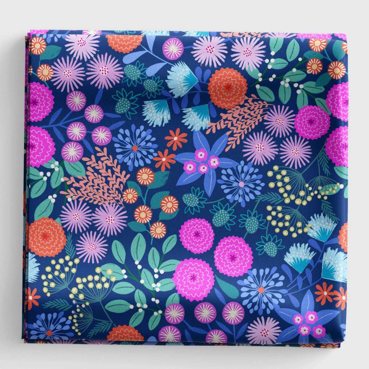 Creative Landscapes - Mountains and Shores - Landscape Floral - Dark Blue - L23C