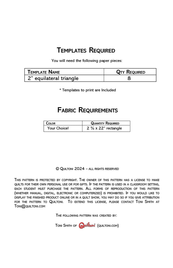 English Paper Piecing: Dimensional D8 - Quiltoni