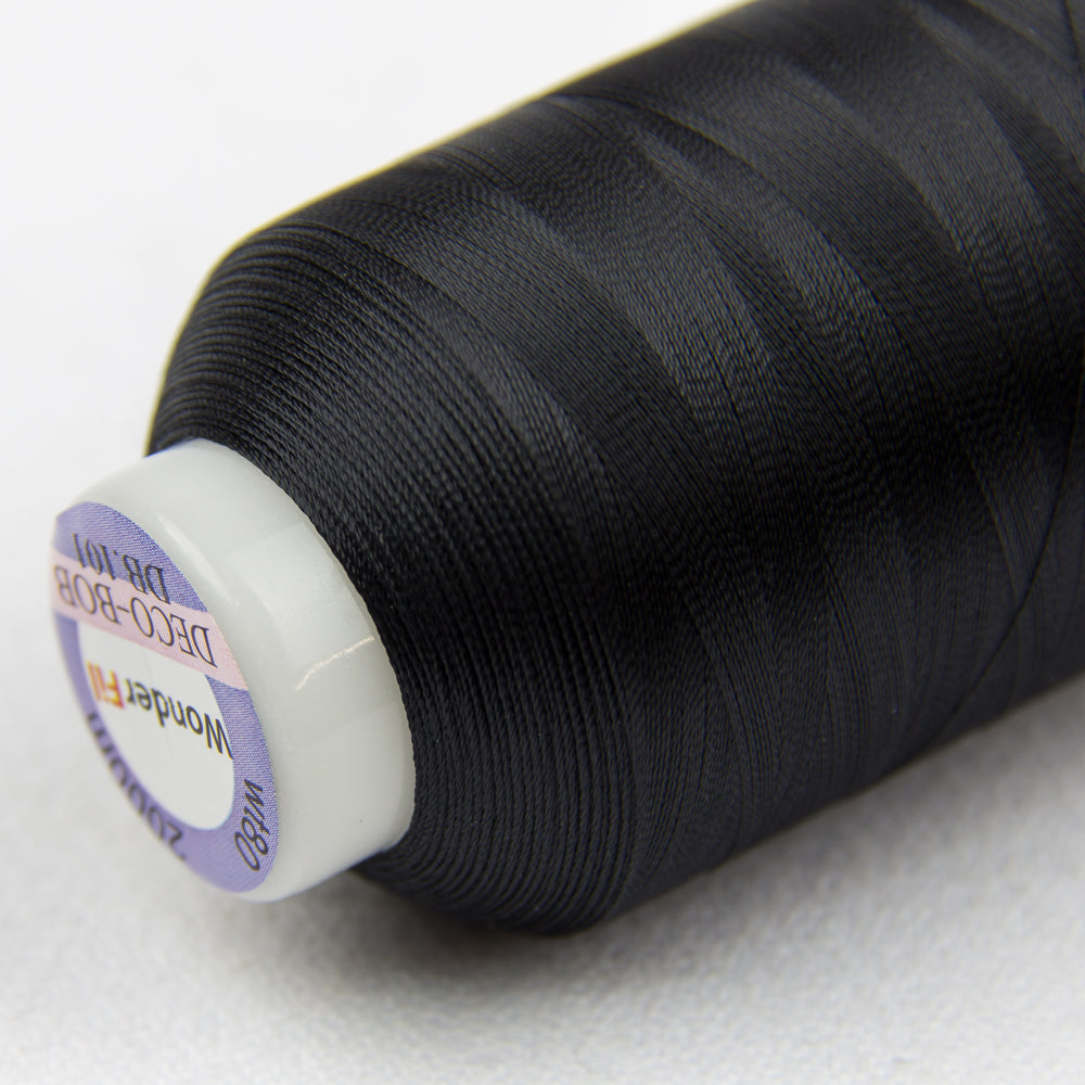 Decobob | Black 101 | 80wt Thread