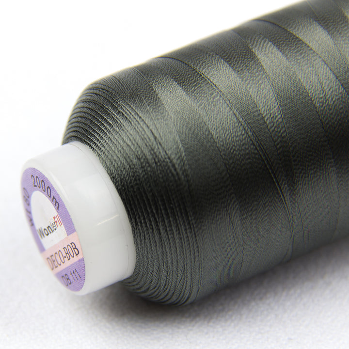 Decobob | Metal Grey 111 | 80wt Thread