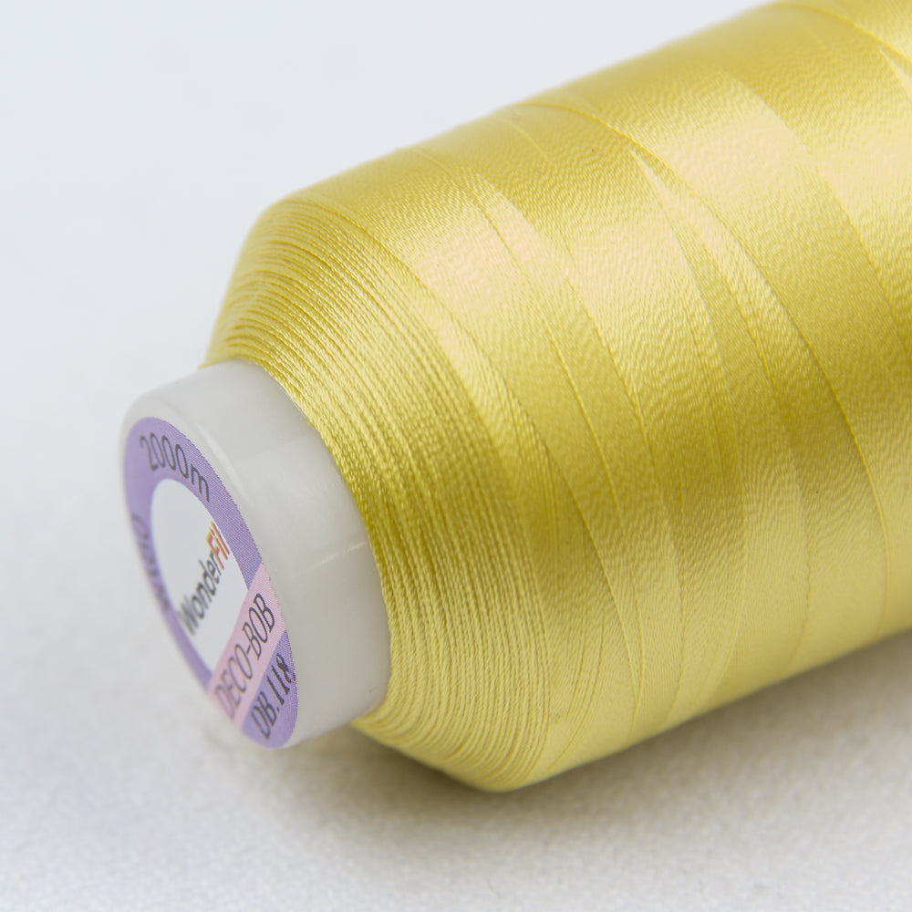 Decobob | Soft Yellow 118 | 80wt Thread