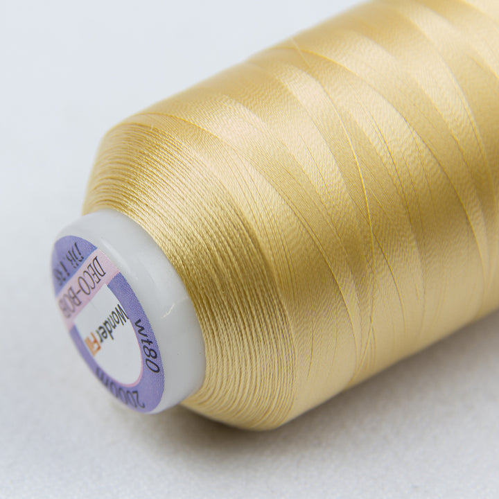 Decobob | Soft Gold 138 | 80wt Thread