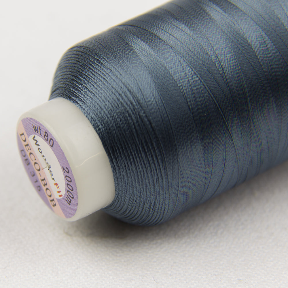 Decobob | Metal Blue 315 | 80wt Thread
