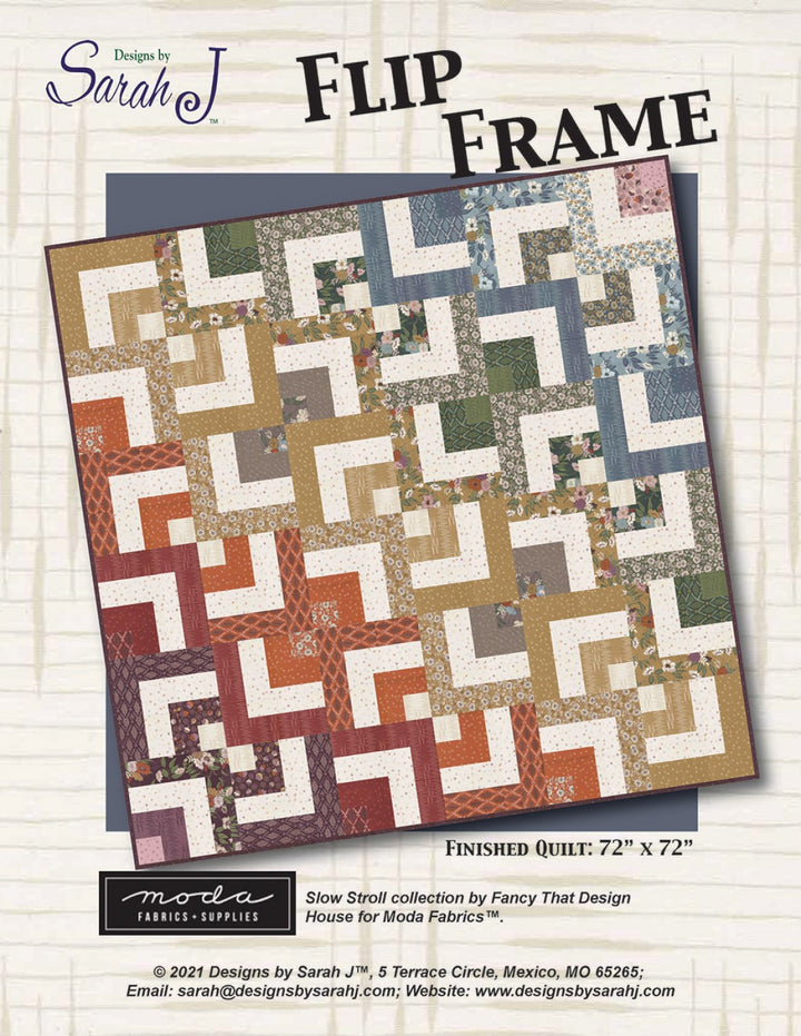 Flip Frame Quilt Pattern